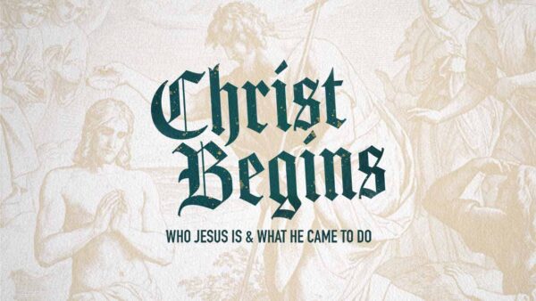 Christ Begins as The Anointed One Image